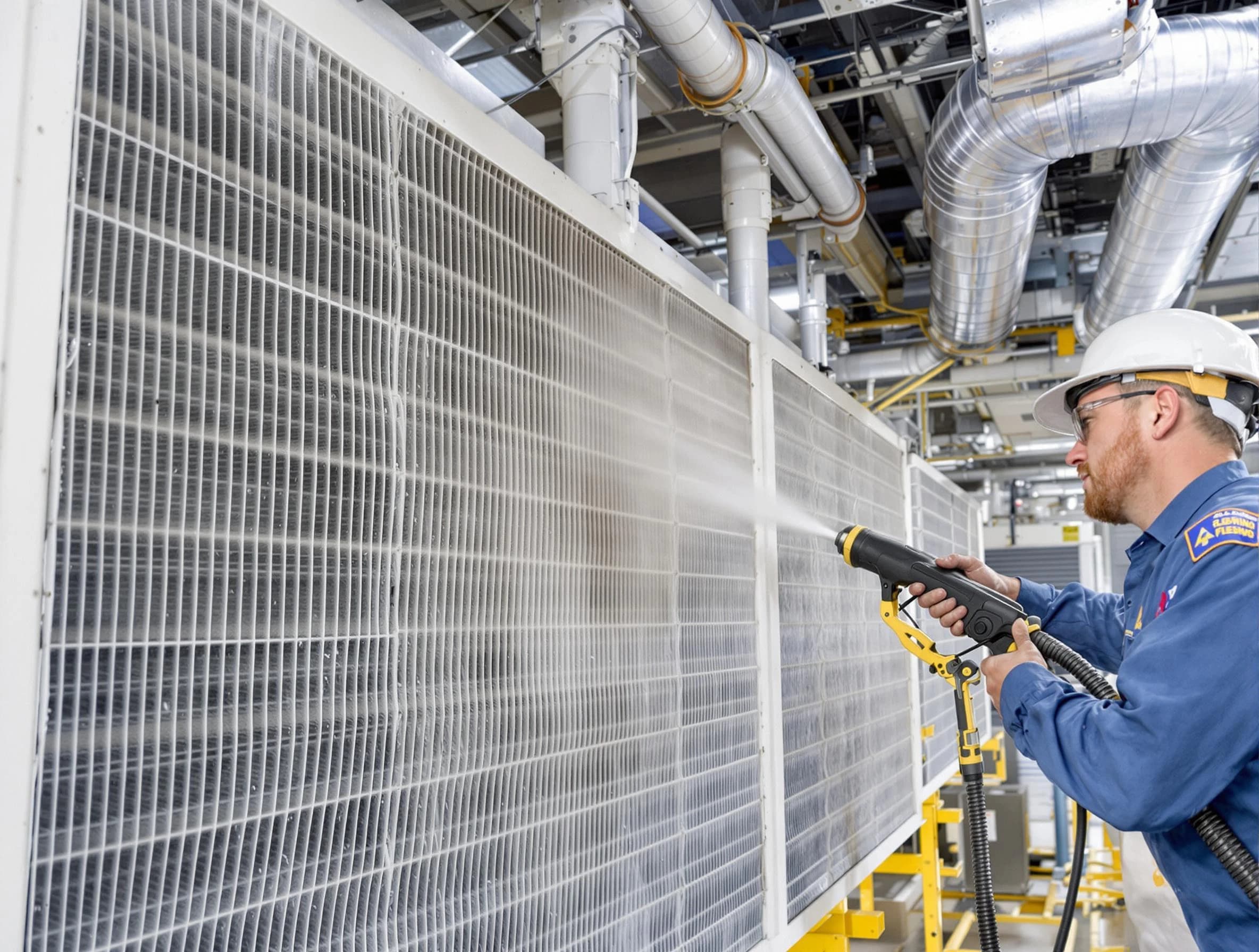 Professional commercial coil cleaning by Sylacauga Air Duct Cleaning in Sylacauga