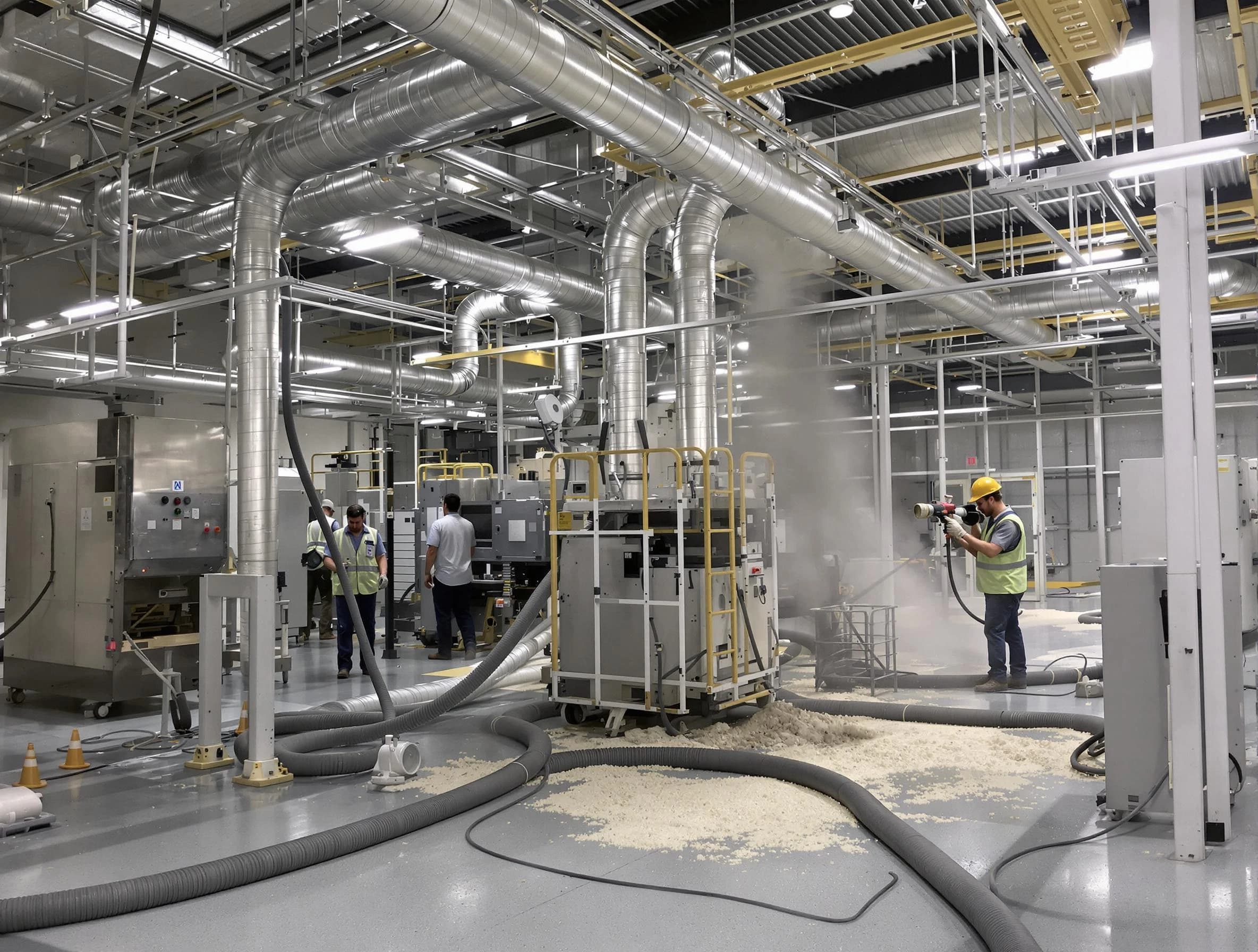 Heavy-duty industrial duct cleaning by Sylacauga Air Duct Cleaning in Sylacauga