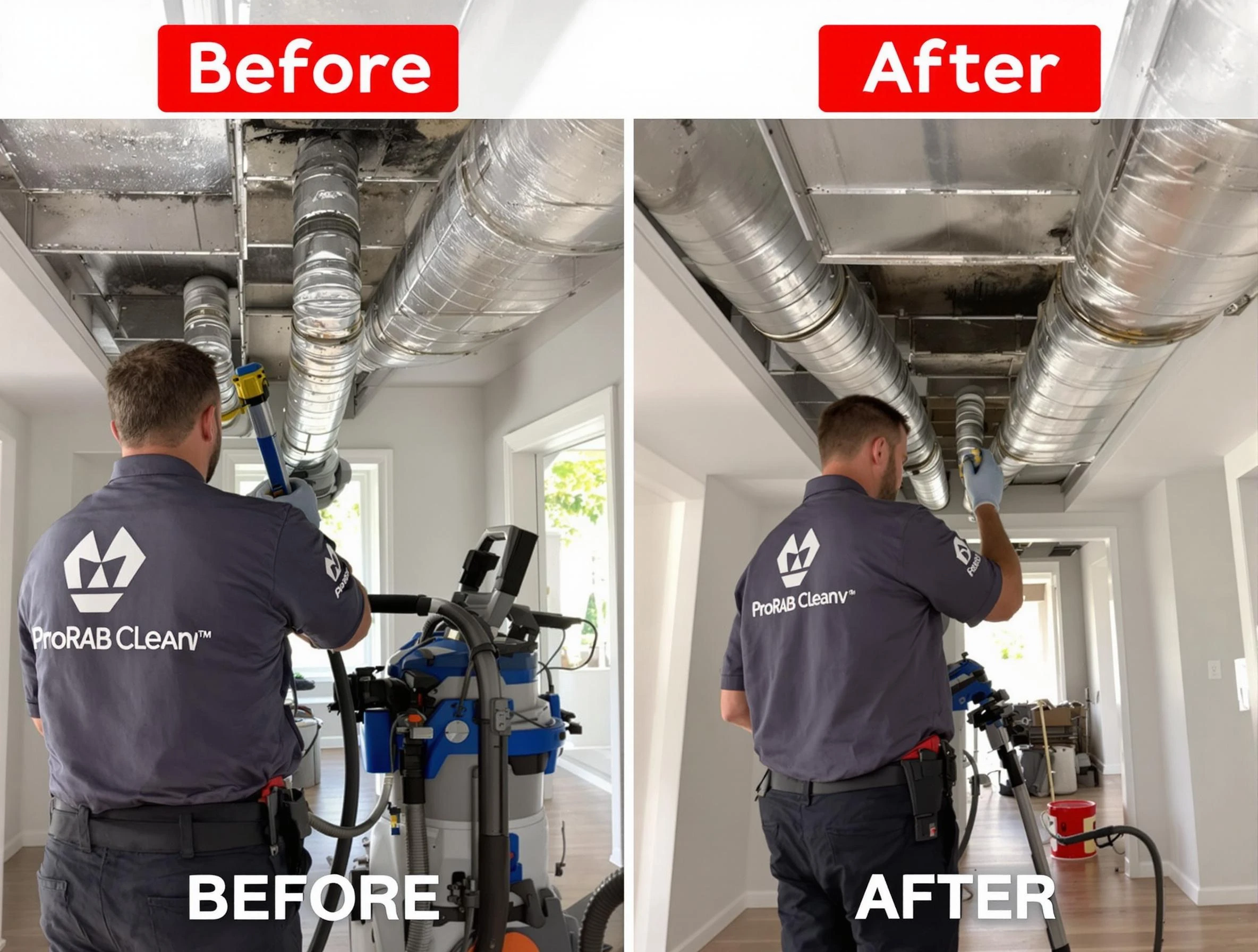 Sylacauga Air Duct Cleaning expert performing thorough residential duct cleaning in a Sylacauga home